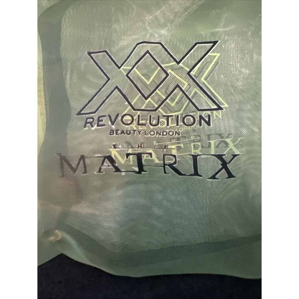 Lot Of Revolution The Matrix Cosmetic Bag Set 3 Neon Green Mesh Makeup Bags New - Picture 2 of 3